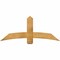 Ekena Millwork Bellingham Rough Sawn Timber Gable Bracket, Western Red Cedar, 60"W x 25"H x 2"D x 6"F, 10/12 Pitch GBW060X25X0206BEL00RWR - alternate 1
